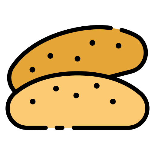 Bread bread breakfast food and restaurant icon Bread bread breakfast food and restaurant icon