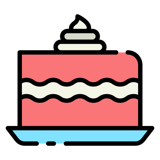 Red velvet food and restaurant dessert cake icon Red velvet food and restaurant dessert cake icon