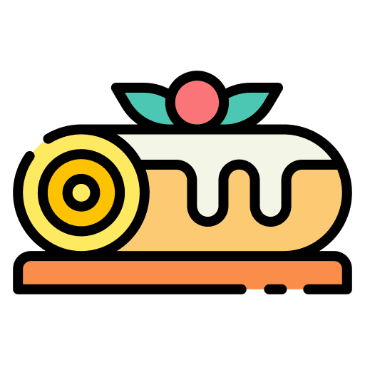 Roll cake roll cake dish dessert icon Roll cake roll cake dish dessert icon