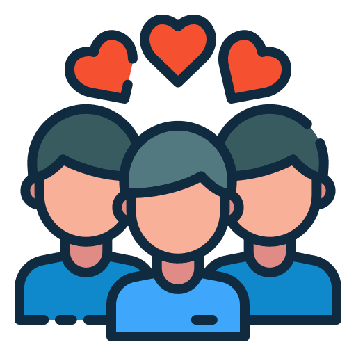 Support customer user hand icon Support customer user hand icon
