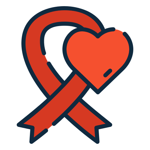 Love heart give hands icon Love heart give hands icon