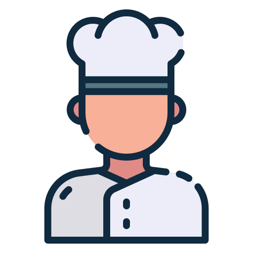 Chef user male person icon