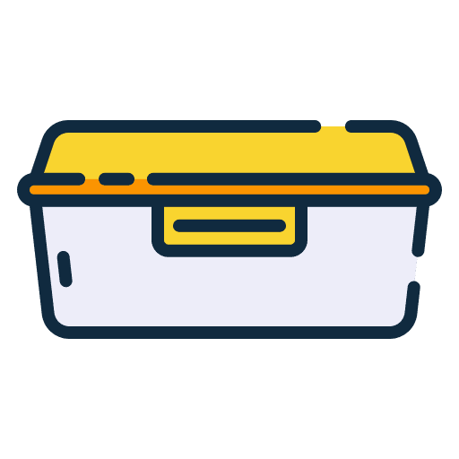 Lunch box fruit food nutrition icon