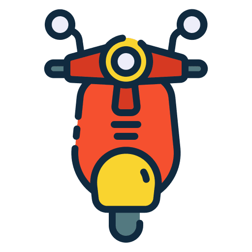 Motorcycle motorcycles shipping and delivery restaurant icon