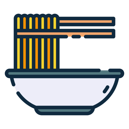 Noodles chopsticks food and restaurant asian food icon Noodles chopsticks food and restaurant asian food icon