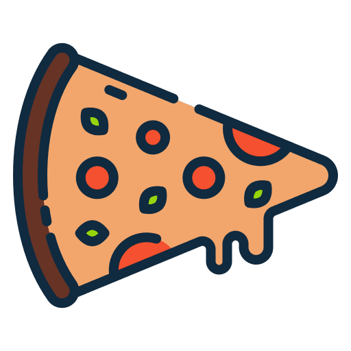 Pizza pizza slice fast food food and restaurant icon Pizza pizza slice fast food food and restaurant icon