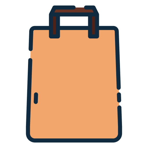 Delivery bag supermarket shopping bag commerce icon Delivery bag supermarket shopping bag commerce icon
