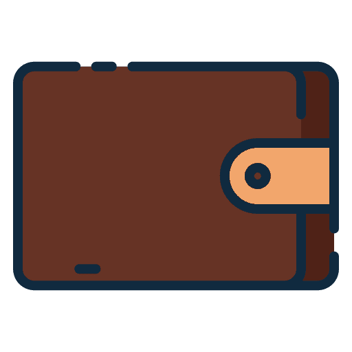 Wallet fashion money purse icon Wallet fashion money purse icon