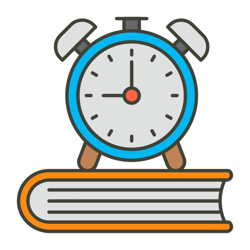 Alarm clock online course clock alarm clock icon