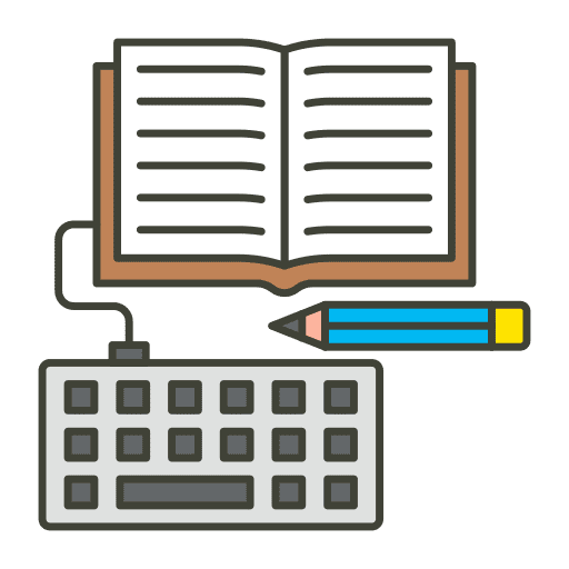 Elearning online education graduation hat pencil icon