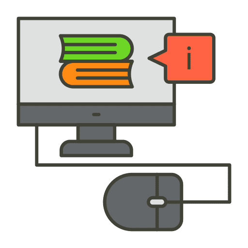 Elearning online learning online education books icon Elearning online learning online education books icon