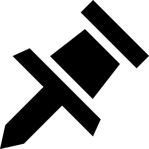 Pin ui education pushpin icon