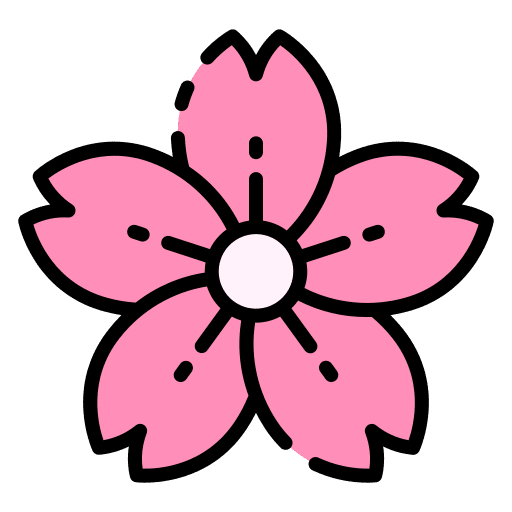 Sakura flowers sakura cherry blossom icon