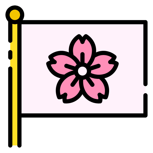 Hanami hanami nature flags icon