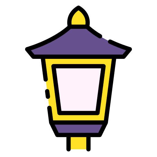 Lamp festival furniture and household diwali icon