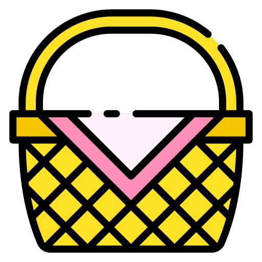 Picnic basket sakura picnic basket japanese icon