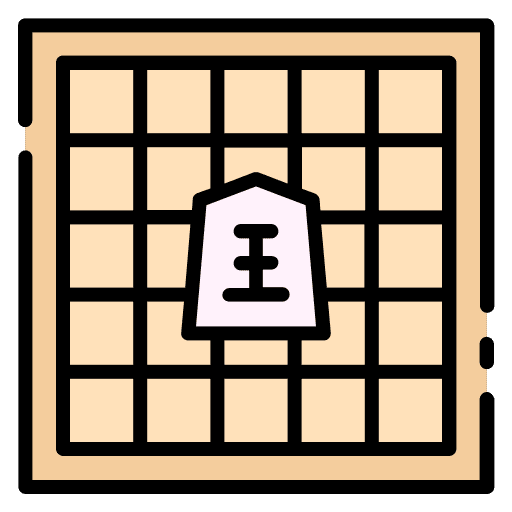 Shogi board game shogi icon