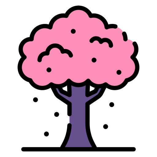 Tree landscape forest trees icon