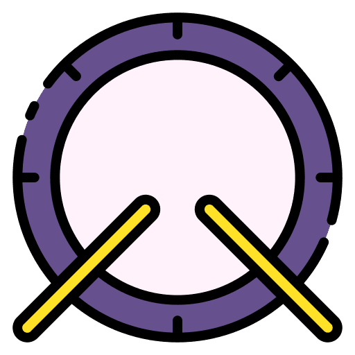 Drum percussion instrument drum drums icon