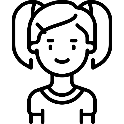 Girl user girls child icon