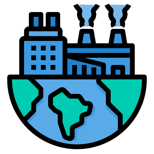 Air pollution pollution industrial poison icon