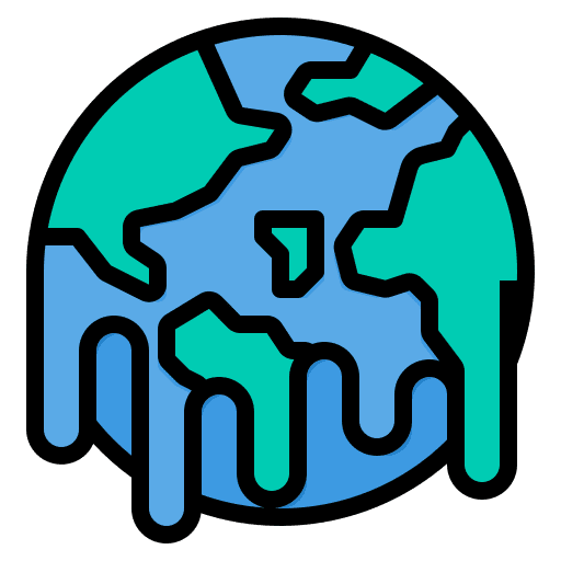 Global warming heatwave climate change ecology and environment icon Global warming heatwave climate change ecology and environment icon