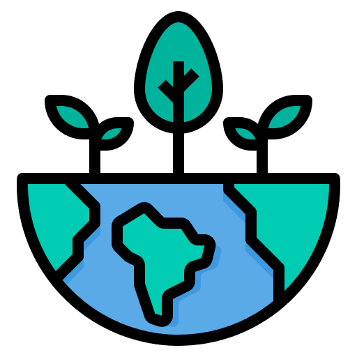 Green earth nature world plant icon Green earth nature world plant icon