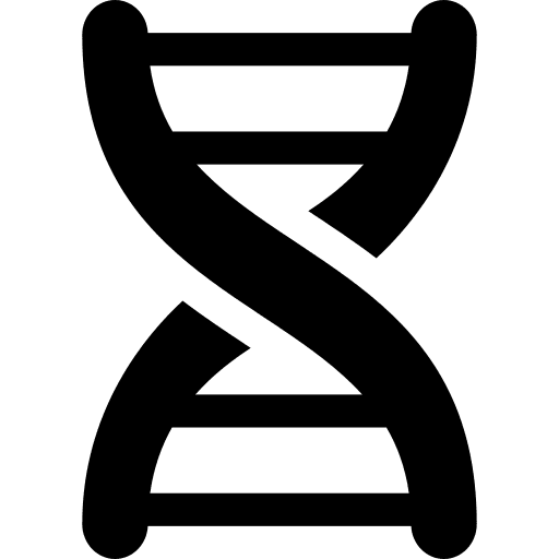 Dna genetical biology education icon