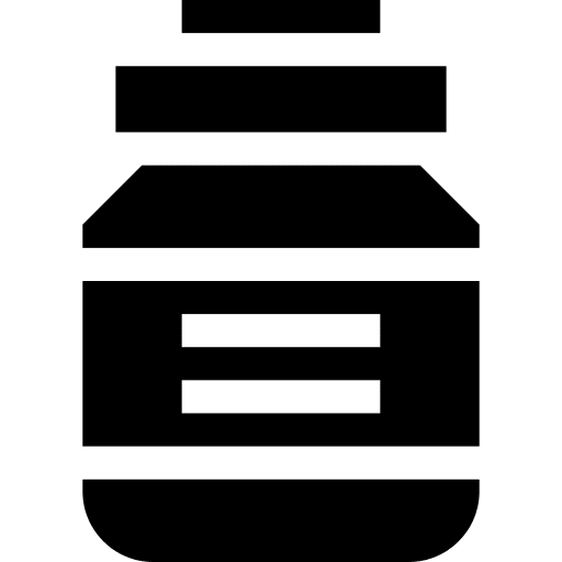 Jar medicine healthcare and medical medication bottle icon