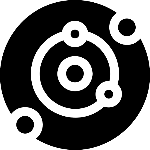 Chemical bond phosphorus molecular education icon Chemical bond phosphorus molecular education icon
