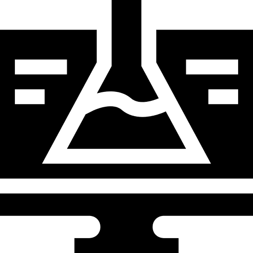 Research education monitor computer icon Research education monitor computer icon