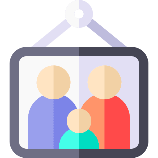 Photo family portrait baby icon Photo family portrait baby icon