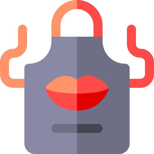 Apron fashion protection kitchen icon Apron fashion protection kitchen icon