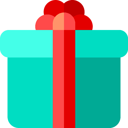 Gift present box ribbon icon Gift present box ribbon icon
