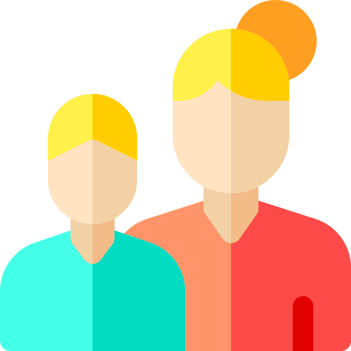 Mom son kid and baby child icon Mom son kid and baby child icon