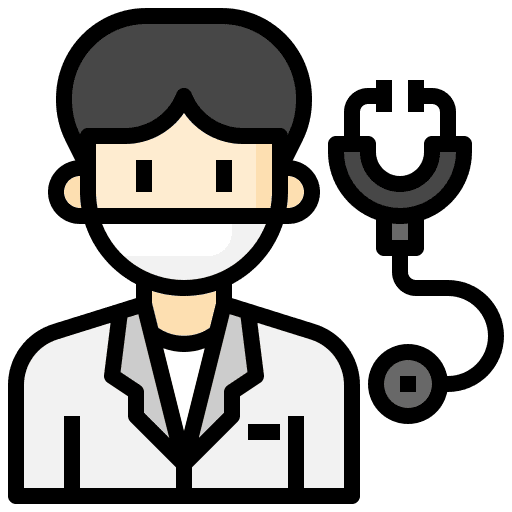 Doctor hospital professions and jobs user icon Doctor hospital professions and jobs user icon