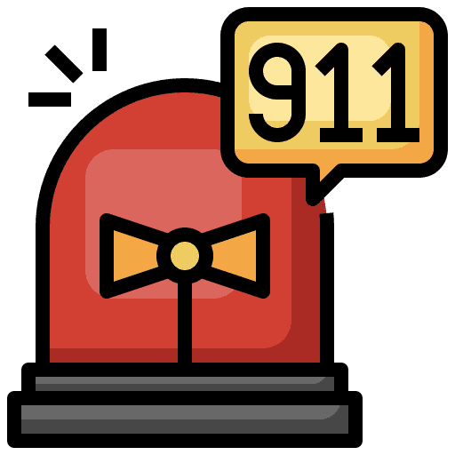 Siren 24 hours communications siren icon