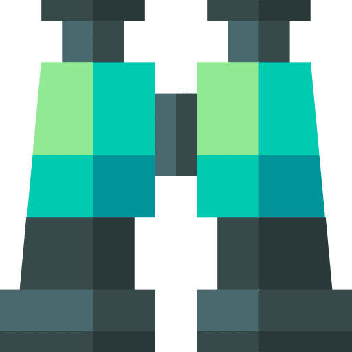 Binoculars spy binoculars view icon