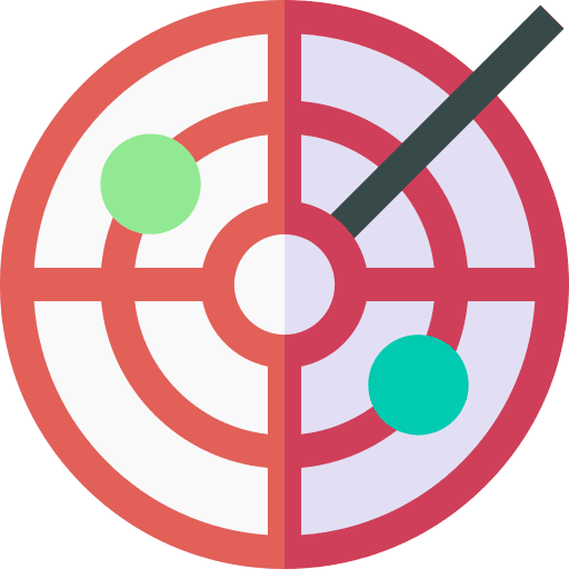 Radar electronics positional radar icon Radar electronics positional radar icon