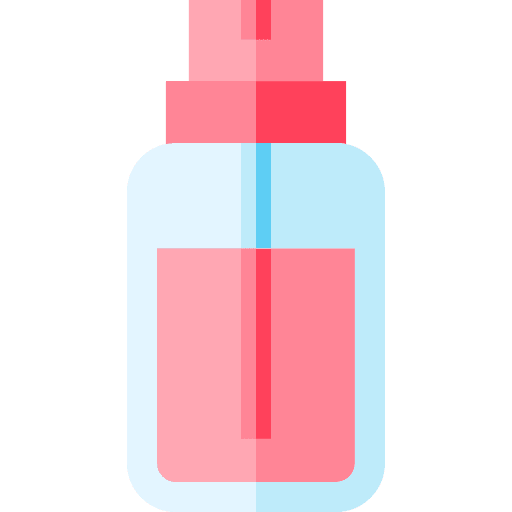 Rose water grooming rose water scent icon
