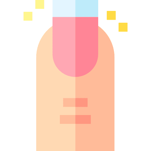 Manicure beauty salon healthcare and medical finger icon Manicure beauty salon healthcare and medical finger icon
