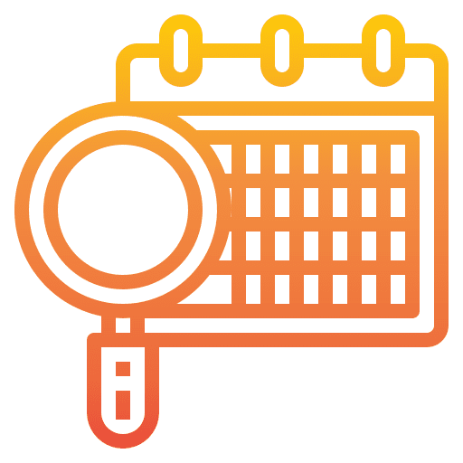 Search searching loupe schedule icon