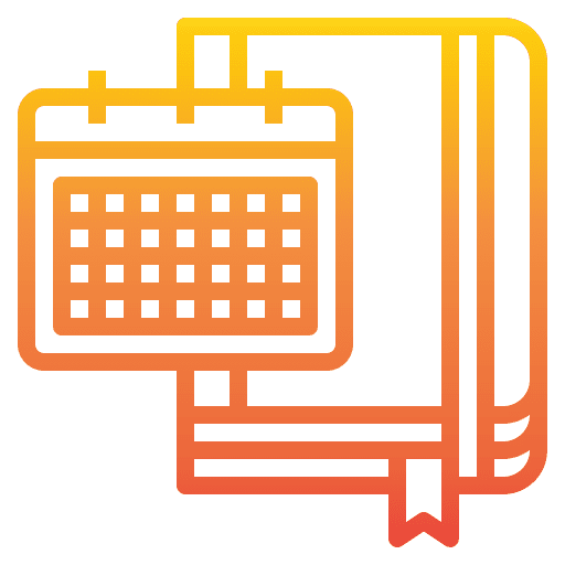 Book calendar schedule date icon