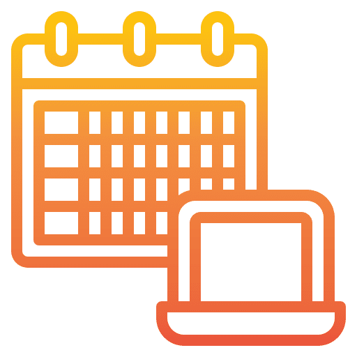 Schedule day event application icon Schedule day event application icon