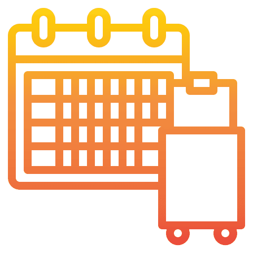 Travel page interface calendar icon Travel page interface calendar icon