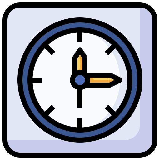 Clock timing time watch icon
