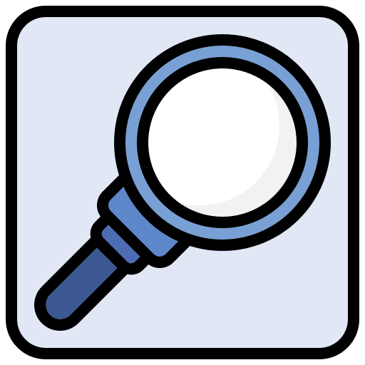 Search zoom search seo icon
