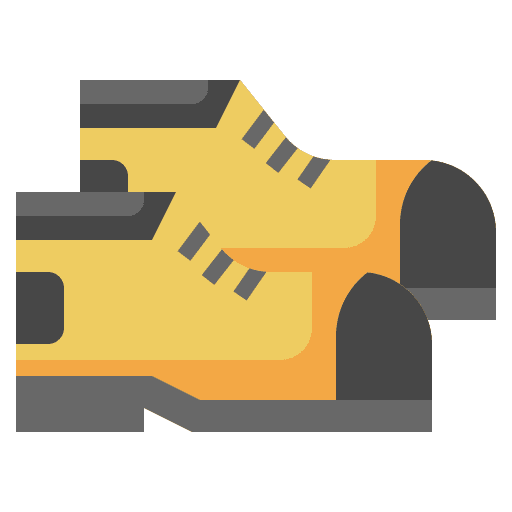 Boot fashion safety construction worker icon