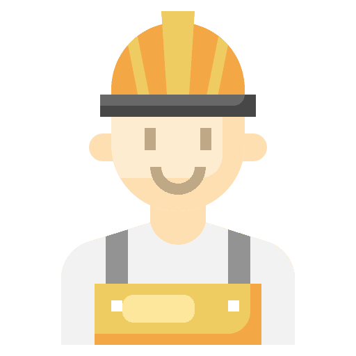 Construction worker user construction worker building trade icon Construction worker user construction worker building trade icon