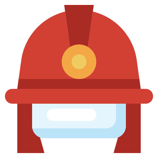 Firefighter helmet firefighter helmet safety protection icon